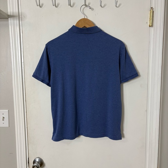 Ralph Lauren Men's Classic Blue Soft Cotton Polo Shirt - Picture 2 of 7